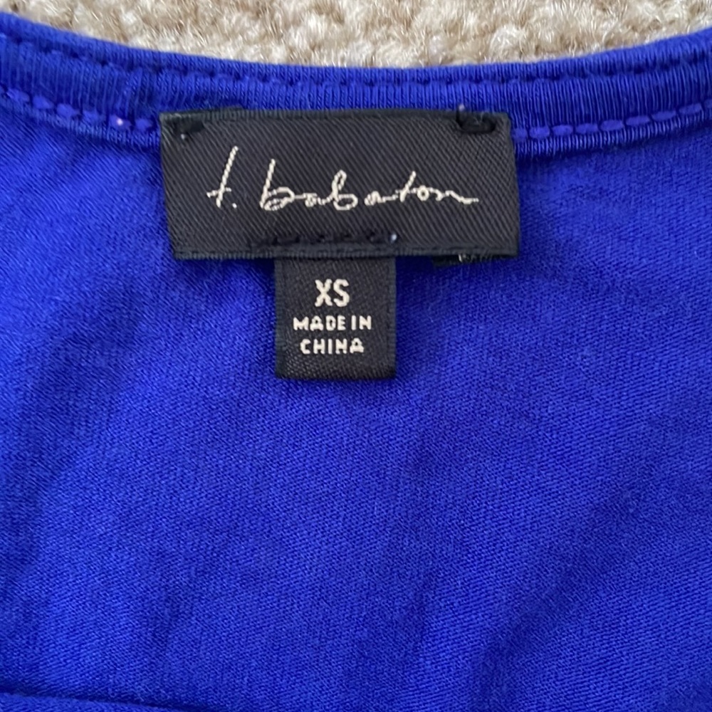 Babaton aritzia blue top (deep back opening) - Picture 3 of 4